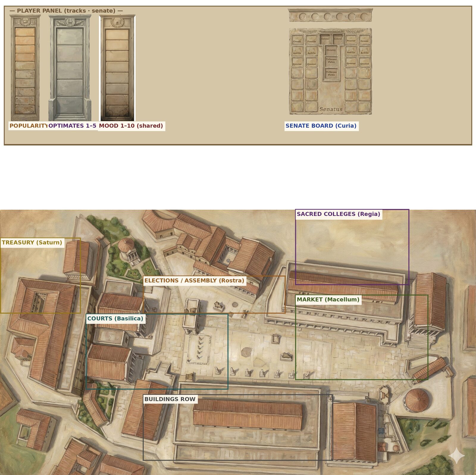 The Rome board